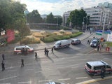 Klima-Demo wird aufgelöst - Polizei räumt Karlsplatz