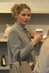 Heidi Klum shoppt ohne Make-up