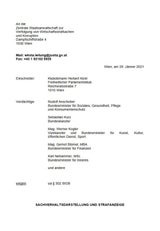 FPÖ bringt Strafanzeige gegen gesamte Bundesregierung ein