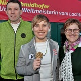Schmidhofers Gold-Empfang