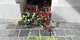 Wien Terror Trauer Blumen Kranz