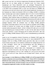 Faksimile des Akts bezüglich der Falschaussage von Sebastian Kurz 5