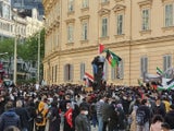 Demo auf der Mariahilferstraße