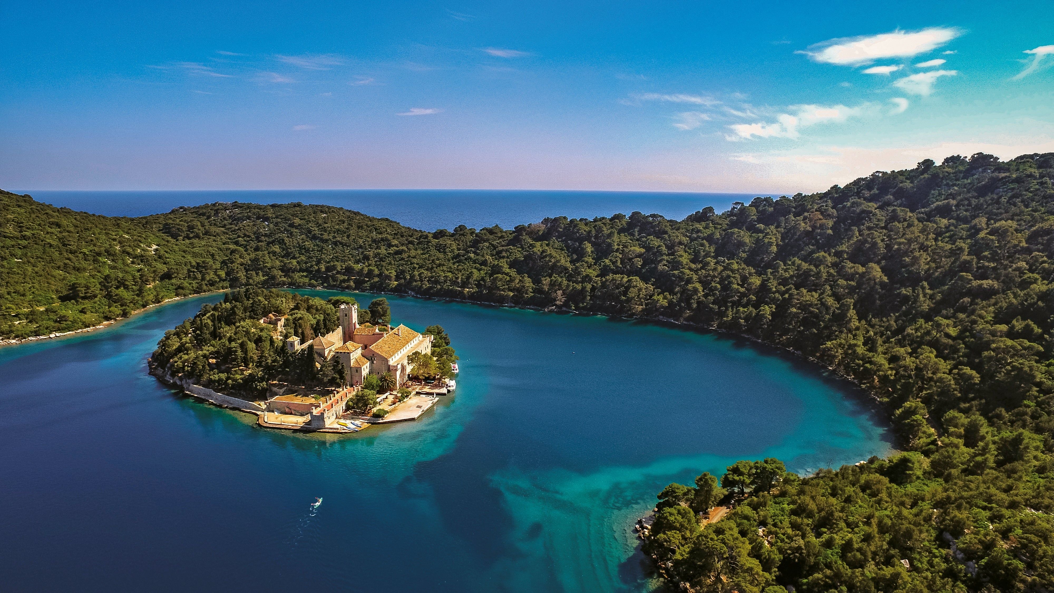 Die kroatische Insel Mljet.