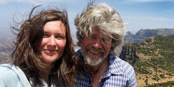Reinhold Messner mit Ehefrau Diane