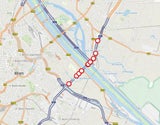 Unfall mit mehreren Fahrzeugen sorgt für Stau-Chaos auf Tangente