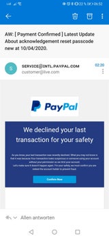 Achtung: Mega-Betrug mit PayPal