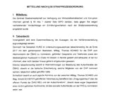 Faksimile des Akts bezüglich der Falschaussage von Sebastian Kurz 1