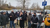 Taxi-Demo gegen Gelegenheitsverkehrsgesetz