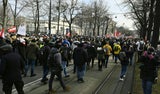 Demo eskaliert: Polizei schreitet ein