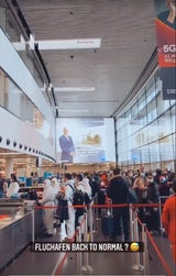 chaos Flughafen Instagram