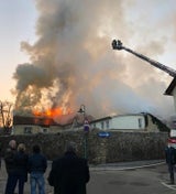 Polizei-Inspektion & Hotel in Perchtoldsdorf brannten