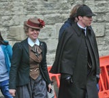 Cumberbatch beim "Sherlock"-Dreh