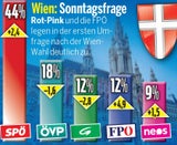 Erste Wien-Umfrage: Rot-Pink legt stark zu