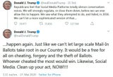 Trump will Twitter und Facebook schließen