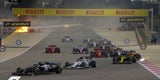 Schockmoment bei GP: F1-Bolide geht in Flammen auf!