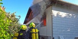 BRAND EINES EINFAMILIENHAUSES IM BEZIRK BADEN