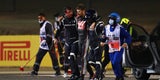 Schockmoment bei GP: F1-Bolide geht in Flammen auf!