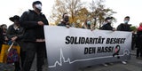 Emotionale Gedenk-Kundgebung nach Terror in Wien