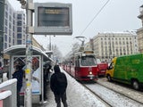 Schneewalze sorgt für Verzögerungen im Öffi-Netz