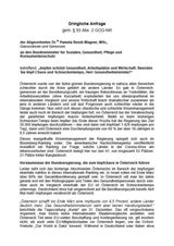 Das ist die Dringliche Anfrage der SPÖ an Anschober