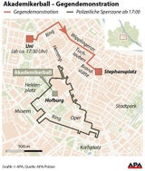 Akademikerball: 2.700 Polizisten für 2.800 Aktivisten