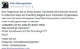 All-Felix schießt gegen die Regierung