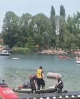Rettungseinsatz im Wiener Gänsehäufel