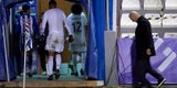 Hängende Köpfe: Zidane &amp; Co. auf dem Weg in die Kabine