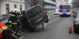 Spektakulärer Auto-Unfall in Wien-Brigittenau