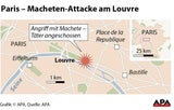 Hier wird der Louvre-Attentäter niedergeschossen