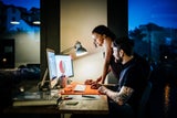 Licht im Büro