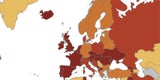 Corona-Ampel der EU nach Laender