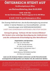 Corona-Gegner wollen in Wien ''Masken verbrennen''
