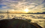 Sonnenaufgang auf der Pezinerspitze