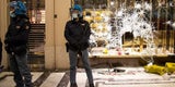 Gewalt-Proteste gegen Corona-Vorgaben in Europa