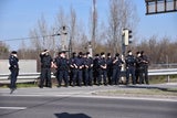 Erste Festnahmen bei Asyl-Demo bei Flughafen