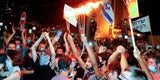 Corona-Proteste in Israel gegen Netanyahu