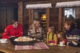 Genuss auf der Hütte: Mit Abstand das Beste. 