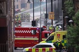 Mega-Feuer im Zentrum Londons: Bahnstation in Brand
