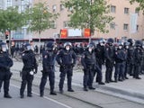 Polizei bei Demo in Wien-Ottakring