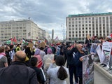 300 Teilnehmer bei verbotenen Pro-Palästinenserdemo in Wien
