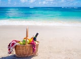 Picknick Korb am Strand