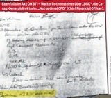 Brisante Notizen und blaue Hellseher