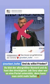 Wüste Beschimpfungen & Morddrohungen gegen Norbert Hofer