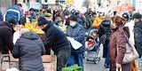 Kein Abstand: Massen-Ansturm trotz Lockdown