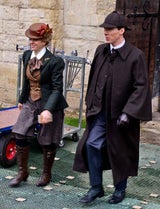Cumberbatch beim "Sherlock"-Dreh