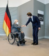 Bundeskanzler Kurz mit Bundestagspräsident Wolfgang Schäuble