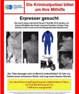 Dieser irre Erpresser droht, Kinder zu töten