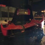 Fotos vom LaFerrari-Crash in China